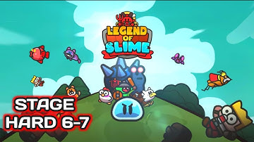 Legend of Slime : IDLE RPG - Gameplay Walkthrough Stage HARD 6-7