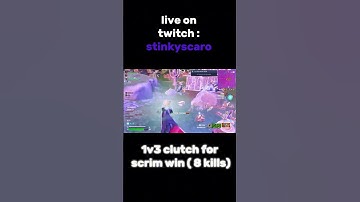 1v3 for the scrim win twitch: stinkyscaro #fortnite #fortnitemontage #best #fortniteclips