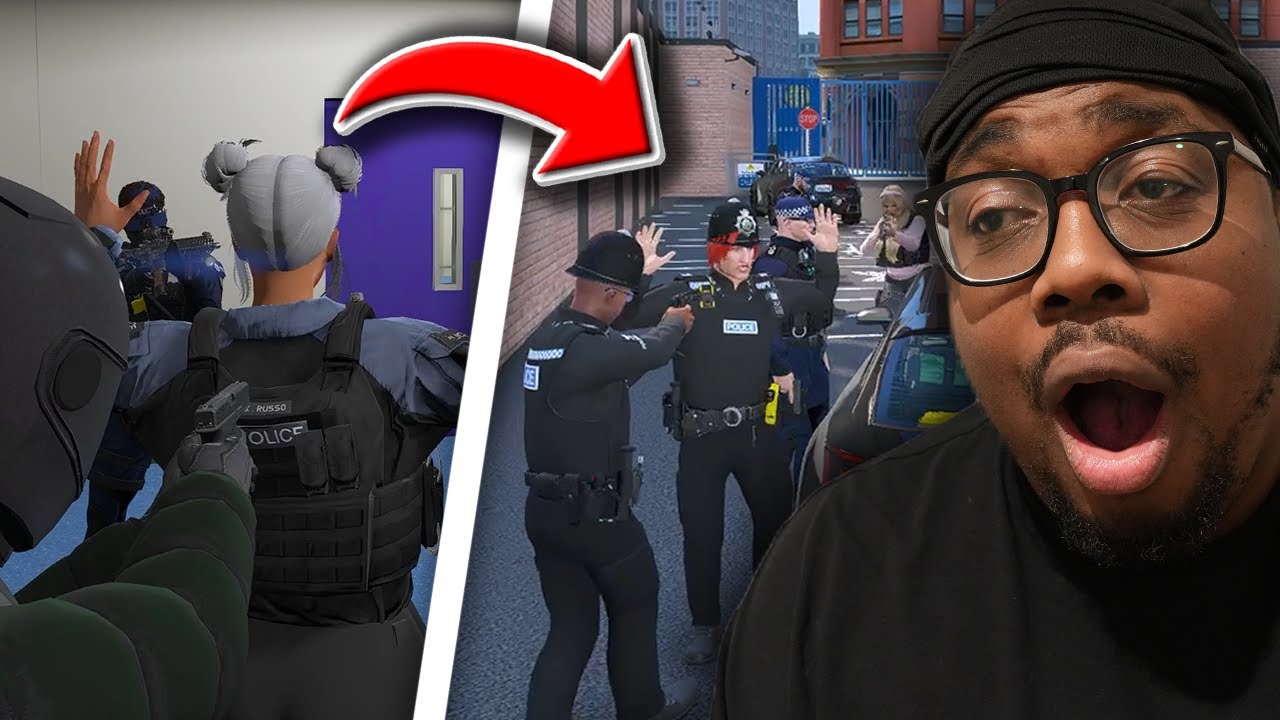 my GANG FREED ME from the POLICE in GTA 5 RP