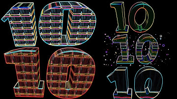 COUNTDOWN TIMER 10 TO 0 #countdown #neon