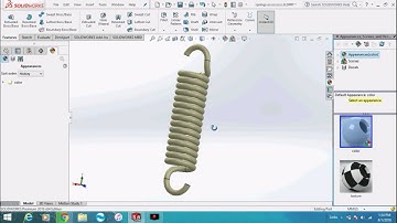 Make a Helical spring in Solidworks with easy steps