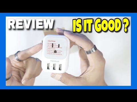 US to UK Plug Adapter, TESSAN Type G Ireland
