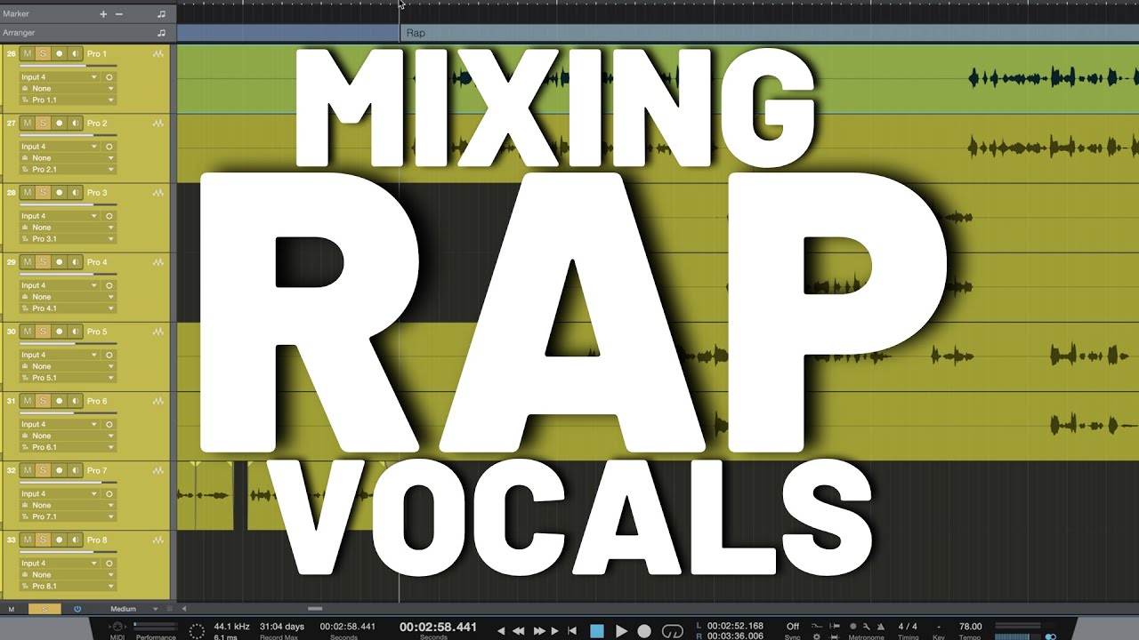 How To Mix Rap Vocals Youtube