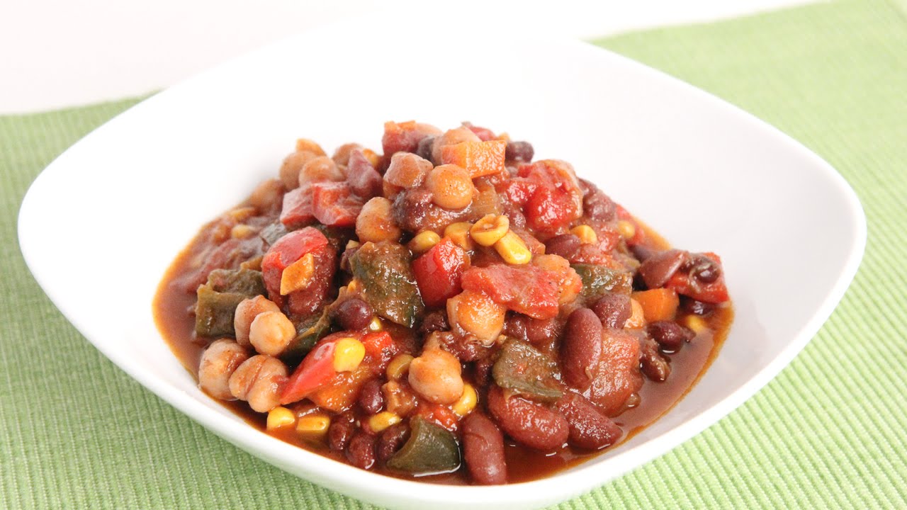 Three Bean Chili Recipe - Laura Vitale - Laura in the Kitchen Episode 978
