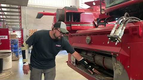 Case IH Midrange Combine - Feeder House Inspection