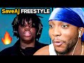 Yourrage reacts to saveaj freestyling for 16 minutes straight