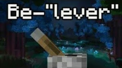 BELIEVER BUT EVERY LINE OF THE SONG IS A MINECRAFT ITEM