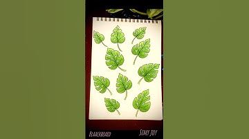 Leaf Sketch Ideas🌿Quick&Simple Drawing Tutorial #drawing #art #artist #pencildrawing #reels #viral