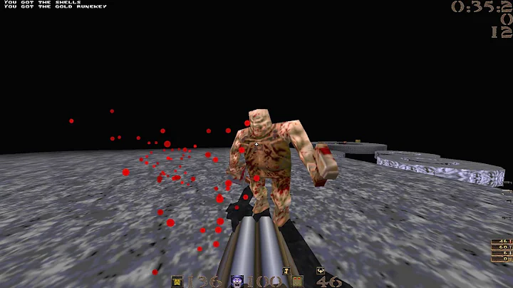 Quake - Easy 100% of dmc2m3 by Jonny Andersson in 0:57 (3s improvement)