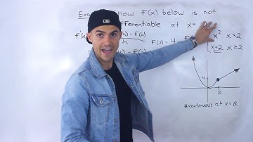 MCV4U (Calculus & Vectors) - Non-Differentiability with a Continuous Piecewise Function