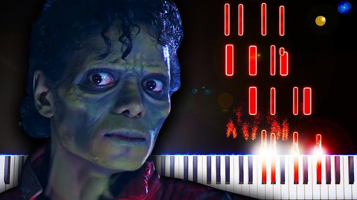 Thriller Piano version - Piano performance video thumbnail