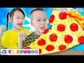 Baby Candy and Eric learn to cook pizza with Mom 🌞Amazing Stories for Kids|| TL Studio