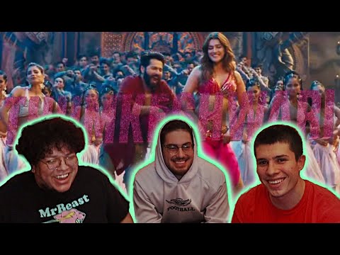 AMERICANS React to Thumkeshwari – Bhediya | Varun Dhawan, Kriti S, Shraddha K | Sachin-Jigar