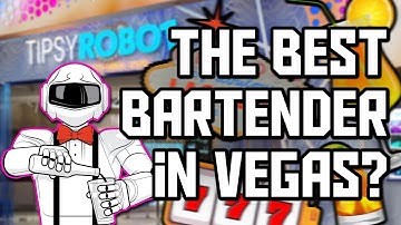 Is the BEST Bartender in Vegas a Robot? 🤖 Inside Tipsy Robot, the Futuristic Bar!