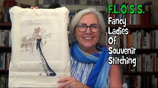 Flosstube #30: F.L.O.S.S. Fancy Ladies of Souvenir Stitching In Central Europe #flosstube