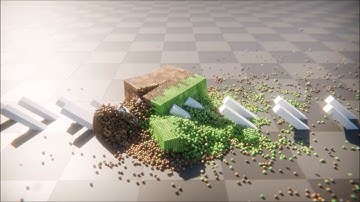 Realistic Minecraft Block Destruction
