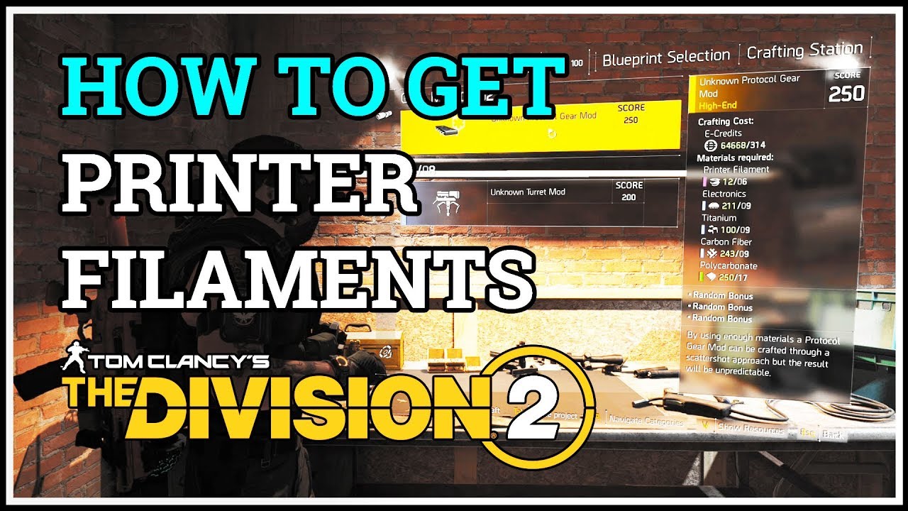 How get Filament Division 2 - YouTube