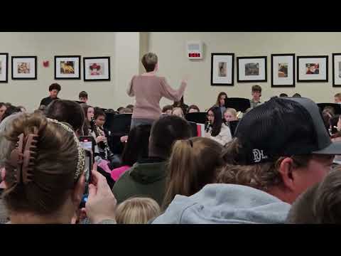 Cabot Junior High North Band Presents
Beginner Band Winter Concert
10February2025
CJHN CafeteriaDirectors:
Nicole Prater, Erica Hann, John Prater, Susan Ford, Kara Reynolds, Phillips FranklinPrincipals:
Matt Sheets, Amy Butler, Mallory Jones, Jamie TokarzProgram
Magma - Larry Clark
Mechanical Monster - Randall Standridge
Star Wars - Carl Strommen Cabot Junior High North Band Presents Beginner Band Winter Concert 10feb2025