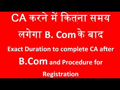 On your demand, this video is specially for graduate students, who want to pursue ca course watch if you are pursuing through foundation route ...
