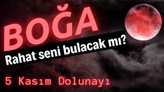 Boğa Burcu 5 Kasım Dolunayı - Rahat Seni Bulacak Mı?