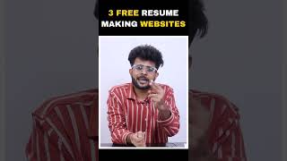 3 Free Resume making WebsitesGet Resume Templates for Freshers| Resume Kaise Banaye| #shorts #lmt