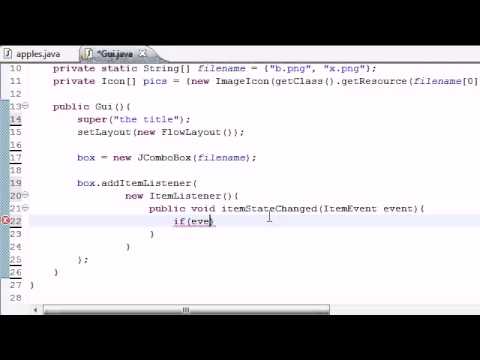 Java Programming Tutorial   69   Drop Down List Program