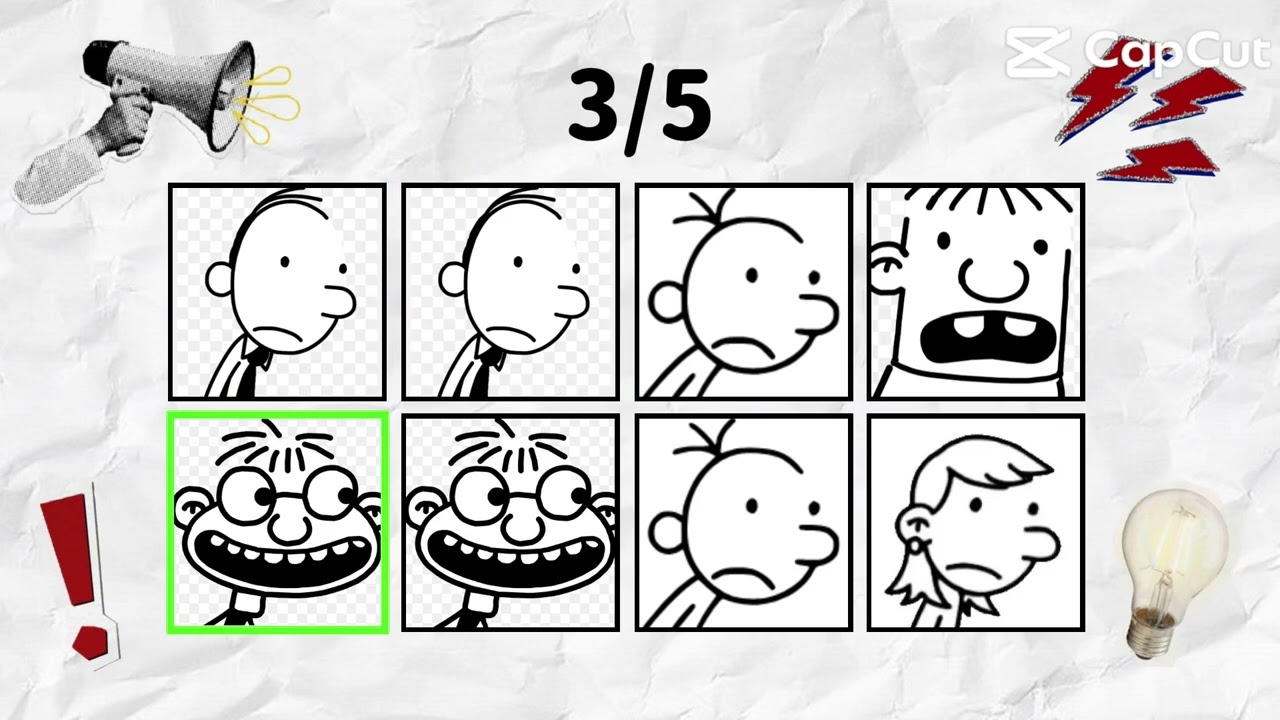 Say the word on beat!  -  VERY HARD (Diary of a wimpy kid edition) 