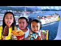 Vlog Keluarga Riska Nyebrang Laut Naik Kapal ke Pulau Jawa Seharian Jagain Bayi Lucu Makan Es Krim