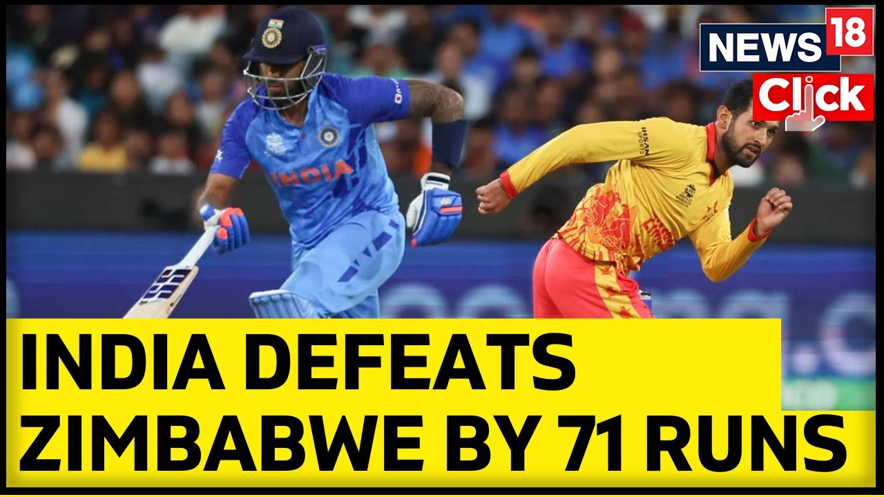 India vs Zimbabwe Match News India Convincingly Beats Zimbabwe T20 World Cup 2022 Cricket News