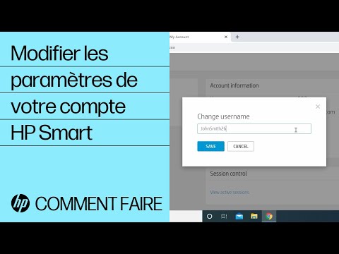 Modifier les paramètres de votre compte HP Smart | HP Smart | HP