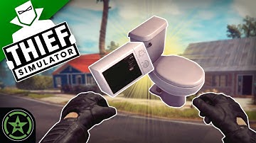 BREAK THE TOILET - Thief Simulator (Part 1) - Let