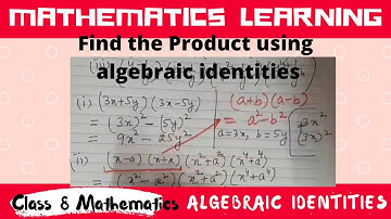 Find the product using algebraic identities