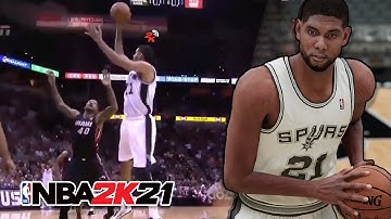 TIM DUNCAN BE LIKE... GREATEST PF OF ALL TIME BUILD!! | NBA 2K21 (PS5)