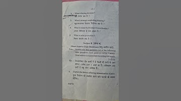 Ccsu | Commerce | Marketing management | Mcom-4th Semester question paper I-4004 | #ccsu #4semester