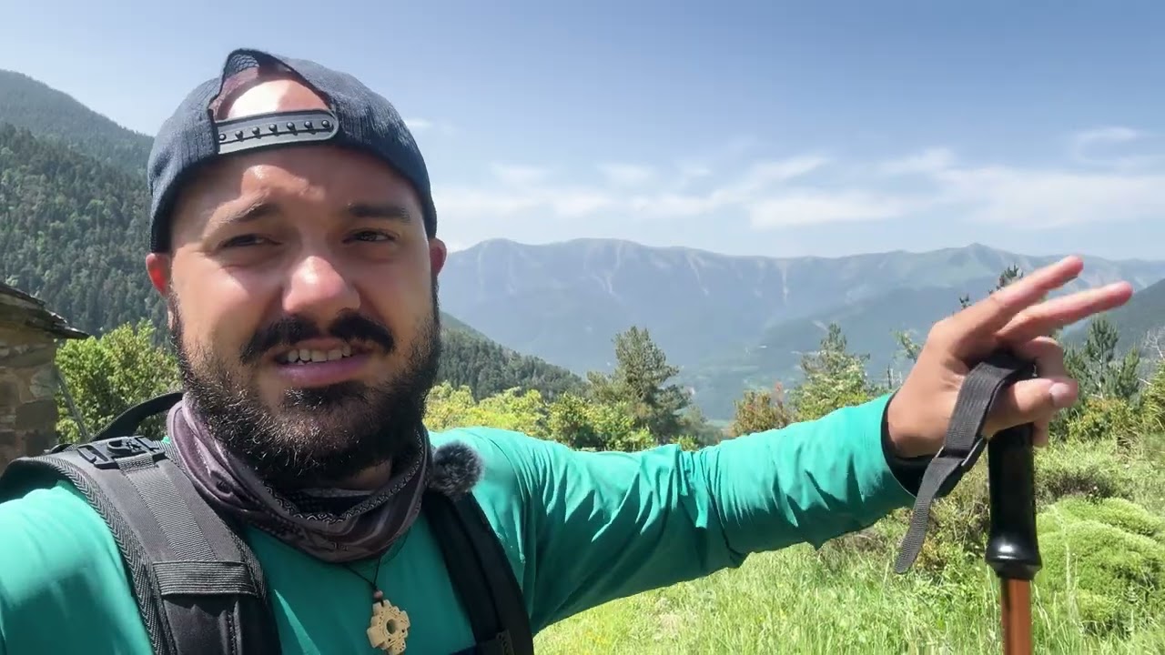 Explorando as montanhas da Espanha completamente sozinho