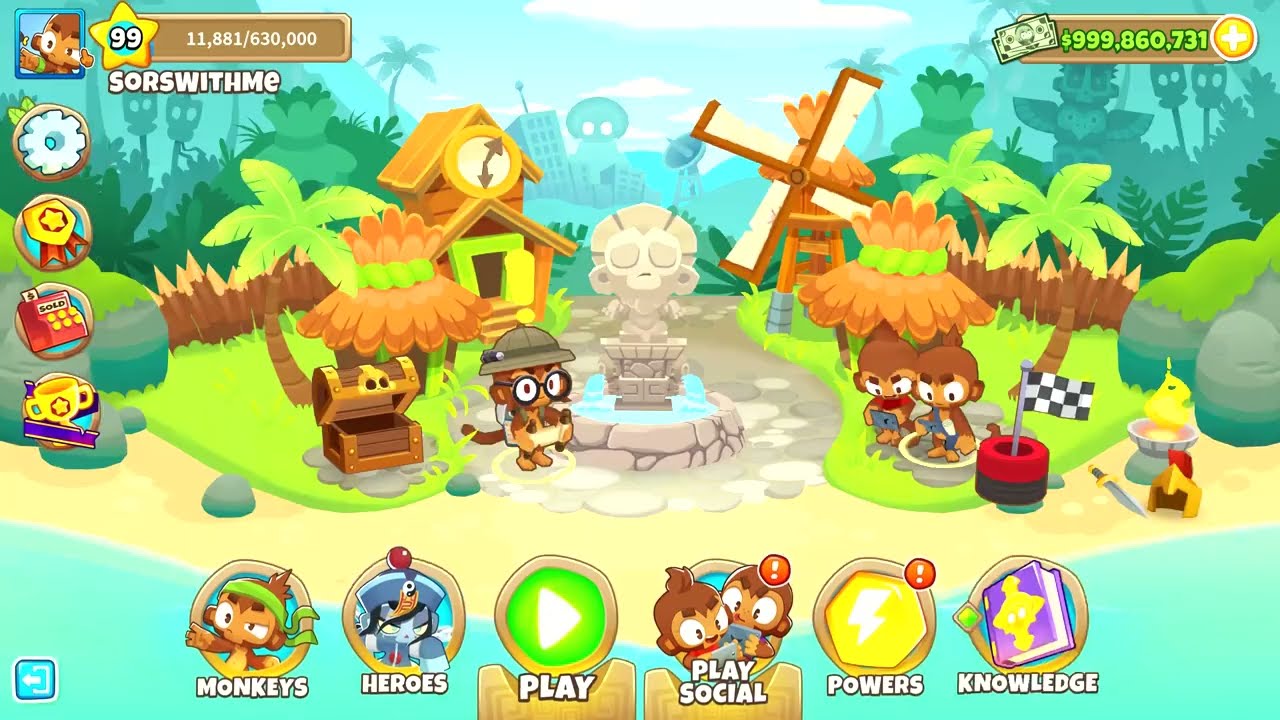 only using super monkey storm