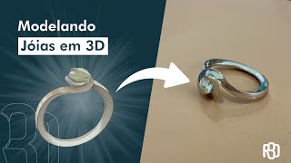 Aula: MODELAGEM 3D ORGÂNICA de JOIAS no FUSION 360