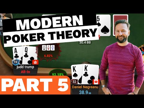 PART 5!!! How to Use MODERN POKER THEORY - $25,000 Buy-in Super High Roller!