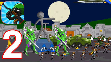 Stickman Modern Total War - Gameplay Walkthrough Part 2 (Android, iOS)