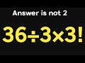 36÷3×3! = ❓ / Maybe 1 in 10 people can solve this math question / Simplify algebraic expression