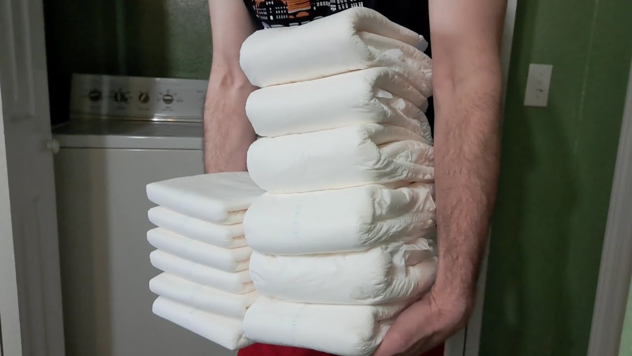 Putting diapers in a dryer makes them double in size, amazing way to