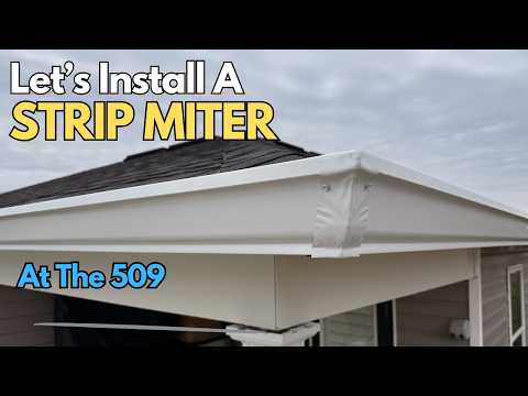 How to Install And Seal a Seamless Gutter Miter | DIY Guide | At The 509 #Gutters #DIY #howto