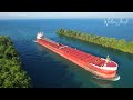 M/V Rt. Hon. Paul J. Martin Canada Steamship Lines by Windsor Aerial Drone Photography