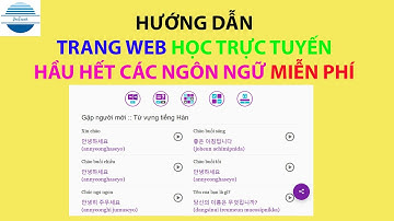 Hướng dẫn trang web học hầu hết các ngôn ngữ trên thế giới miễn phí