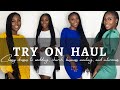 TRY ON HAUL ——GROWN, CLASSY, CHIC , &amp; ELEGANT DRESSES! WEDDING| CHURCH| BUSINESS MEETING| #feminine