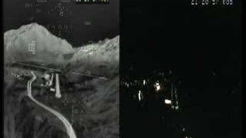 Night VFR approach into Aspen CO