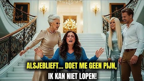 “Doe me alsjeblieft geen pijn, ik kan niet lopen…” fluisterde ze – haar miljardair-man deed het...