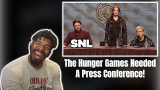 Hunger Games Press Conference - Saturday Night Live | DTN REACTS