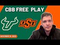 College Basketball Pick - South Florida vs Oklahoma State Prediction, 11/19/2025 Expert Best Bets