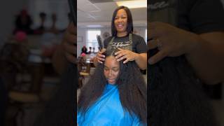 They couldn’t believe this wasn’t her real hair because the texture blended so well! #haircare